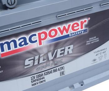 15 799 р. Аккумулятор MACPOWER 100Ач MACPOWER 6ст100(1) smf60044  с доставкой в г. Кемерово. Увеличить фотографию 3