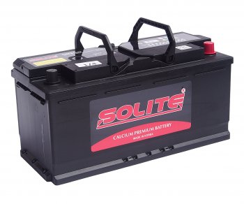 15 699 р. Аккумулятор SOLITE 110Ач обратная полярность SOLITE 6ст110(0) cmf 61042  с доставкой в г. Кемерово. Увеличить фотографию 1