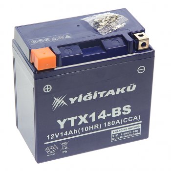 5 299 р. Аккумулятор YIGITAKU MOTO GEL 14А/ч MACPOWER 6ст14 ytx14-bs(mf) MACPOWER 6ст14 ytx14-bs(mf)  с доставкой в г. Кемерово. Увеличить фотографию 1