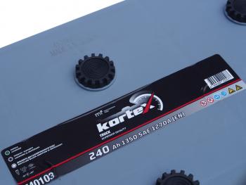 39 999 р. Аккумулятор KORTEX TRUCK 240Ач обратная полярность KORTEX 6ст240(3) 740103  с доставкой в г. Кемерово. Увеличить фотографию 4
