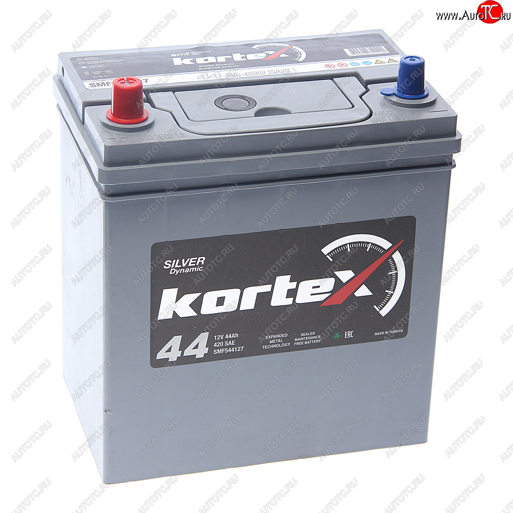 8 999 р. Аккумулятор KORTEX SILVER Dynamic ASIA 44Ач KORTEX 6ст44(1) smf544127 (b19)  с доставкой в г. Кемерово