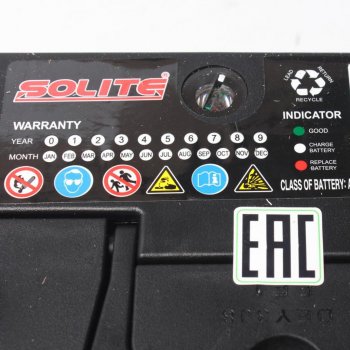 9 999 р. Аккумулятор SOLITE 50Ач обратная полярность SOLITE 6ст50(0) 65b24ls  с доставкой в г. Кемерово. Увеличить фотографию 2
