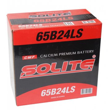 9 999 р. Аккумулятор SOLITE 50Ач обратная полярность SOLITE 6ст50(0) 65b24ls  с доставкой в г. Кемерово. Увеличить фотографию 3