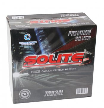 8 549 р. Аккумулятор SOLITE 59Ач обратная полярность SOLITE 6ст59(0) 70b24l  с доставкой в г. Кемерово. Увеличить фотографию 3