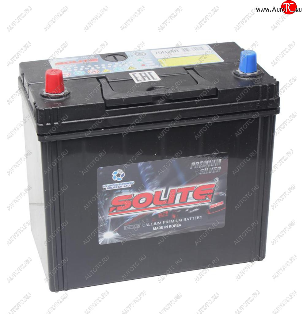 8 599 р. Аккумулятор SOLITE 59Ач SOLITE 6ст59(1) 70b24r  с доставкой в г. Кемерово