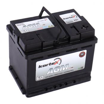 19 999 р. Аккумулятор KORTEX AGM 60Ач обратная полярность KORTEX 6ст60(0) agm560901  с доставкой в г. Кемерово. Увеличить фотографию 2