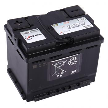 19 999 р. Аккумулятор KORTEX AGM 60Ач обратная полярность KORTEX 6ст60(0) agm560901  с доставкой в г. Кемерово. Увеличить фотографию 3