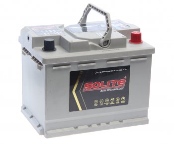 21 499 р. Аккумулятор SOLITE AGM 60Ач обратная полярность SOLITE 6ст60(0) agm60l  с доставкой в г. Кемерово. Увеличить фотографию 1
