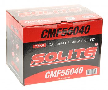 10 499 р. Аккумулятор SOLITE 60Ач обратная полярность,низкий SOLITE 6ст60(0) cmf 56040  с доставкой в г. Кемерово. Увеличить фотографию 3