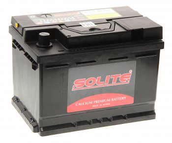 10 499 р. Аккумулятор SOLITE 60Ач обратная полярность,низкий SOLITE 6ст60(0) cmf 56040  с доставкой в г. Кемерово. Увеличить фотографию 1