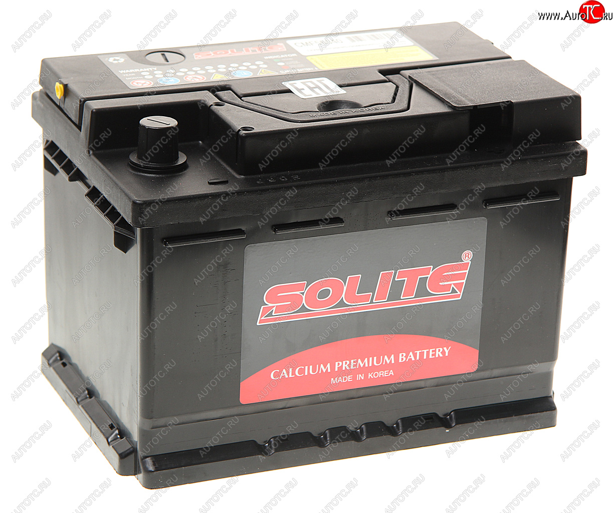 10 499 р. Аккумулятор SOLITE 60Ач обратная полярность,низкий SOLITE 6ст60(0) cmf 56040  с доставкой в г. Кемерово