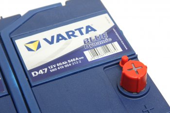13 749 р. Аккумулятор VARTA Blue Dynamic 60Ач обратная полярность VARTA 6ст60(0) d47  с доставкой в г. Кемерово. Увеличить фотографию 2