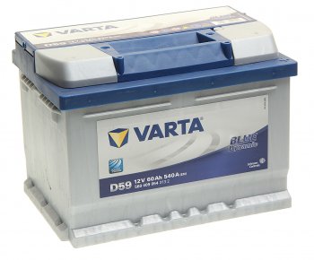 13 899 р. Аккумулятор VARTA Blue Dynamic 60Ач обратная полярность, низкий VARTA 6ст60(0) d59  с доставкой в г. Кемерово. Увеличить фотографию 1