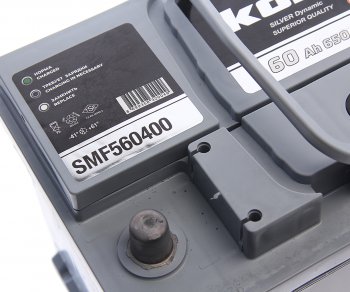 10 749 р. Аккумулятор KORTEX SILVER Dynamic 60Ач обратная полярность KORTEX 6ст60(0) smf560400  с доставкой в г. Кемерово. Увеличить фотографию 2