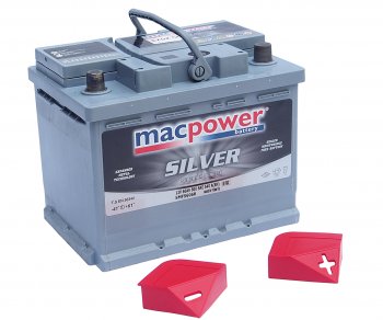 9 499 р. Аккумулятор MACPOWER 60Ач обратная полярность MACPOWER 6ст60(0) smf56068  с доставкой в г. Кемерово. Увеличить фотографию 3