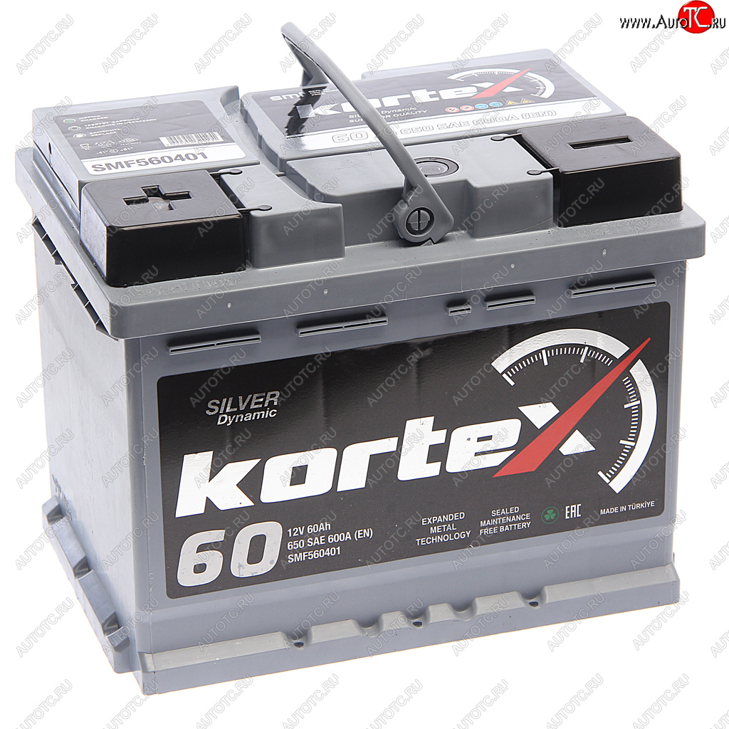 10 749 р. Аккумулятор KORTEX SILVER Dynamic 60Ач KORTEX 6ст60(1) smf560401  с доставкой в г. Кемерово