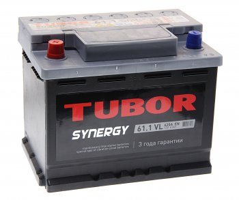 9 999 р. Аккумулятор TUBOR Synergy 61Ач TUBOR 6ст61(1)  с доставкой в г. Кемерово. Увеличить фотографию 1
