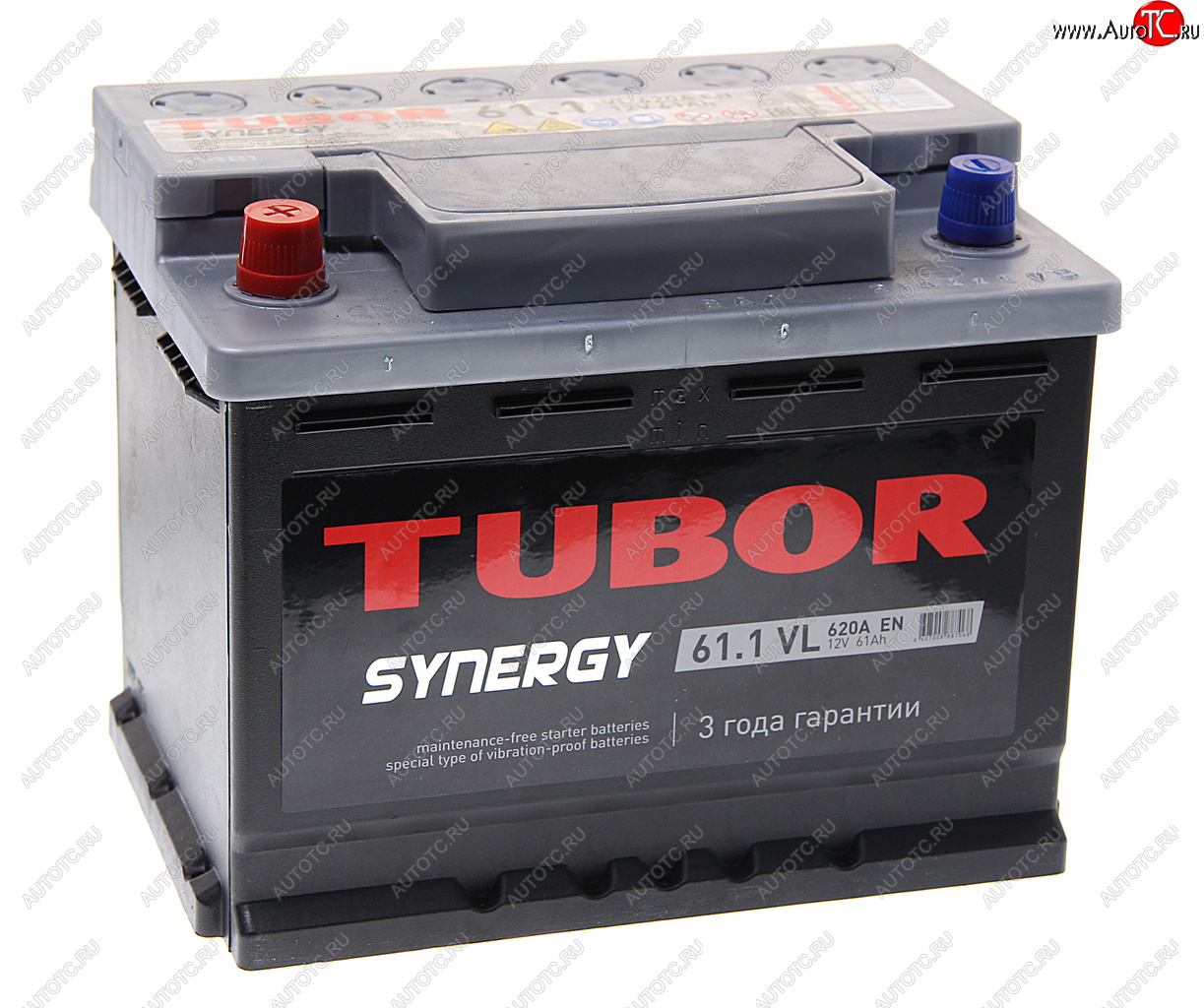 9 999 р. Аккумулятор TUBOR Synergy 61Ач TUBOR 6ст61(1)  с доставкой в г. Кемерово