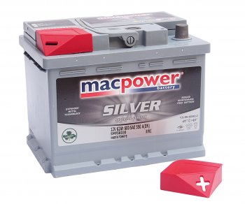 8 849 р. Аккумулятор MACPOWER 62Ач обратная полярность MACPOWER 6ст62(0) smf56030  с доставкой в г. Кемерово. Увеличить фотографию 2