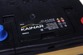 8 649 р. Аккумулятор KAINAR Asia 65Ач обратная полярность KAINAR 6ст65(0) 75d23l(88d23l)  с доставкой в г. Кемерово. Увеличить фотографию 2