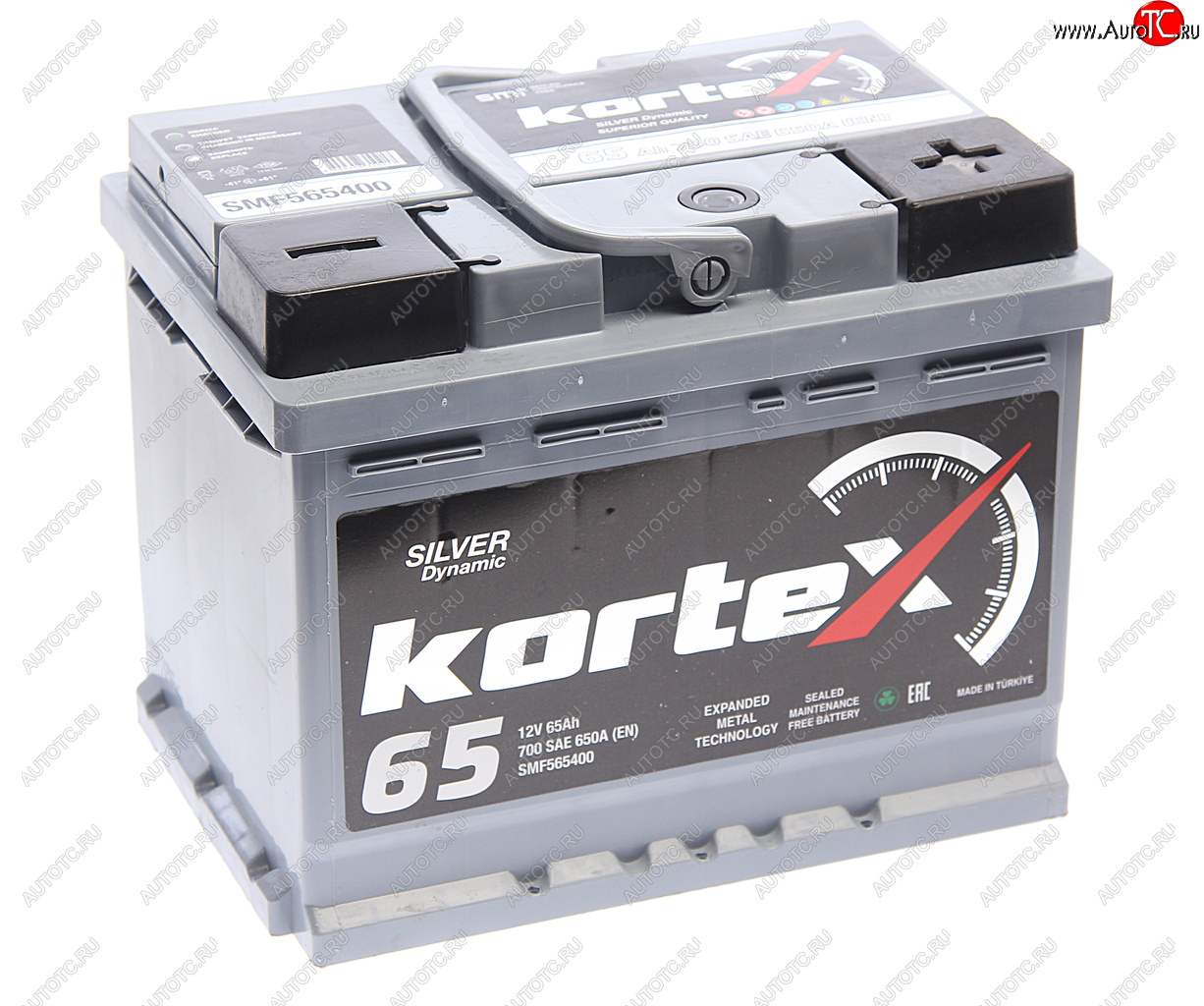 11 899 р. Аккумулятор KORTEX SILVER Dynamic 65Ач обратная полярность KORTEX 6ст65(0) smf565400  с доставкой в г. Кемерово