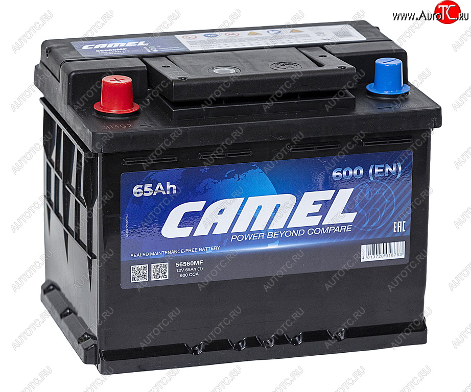 8 199 р. Аккумулятор CAMEL 65Ач CAMEL 6ст65(1) l2  с доставкой в г. Кемерово