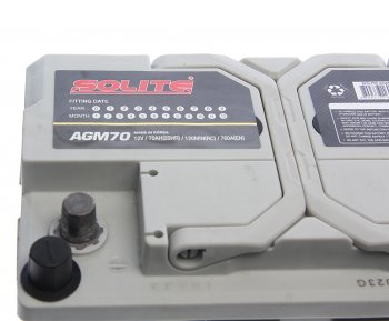 25 599 р. Аккумулятор SOLITE AGM 70Ач обратная полярность SOLITE 6ст70(0) agm70l  с доставкой в г. Кемерово. Увеличить фотографию 3