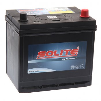 15 599 р. Аккумулятор SOLITE EFB Asia 70Ач обратная полярность SOLITE 6ст70(0) q85l  с доставкой в г. Кемерово. Увеличить фотографию 1