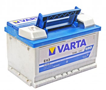 16 749 р. Аккумулятор VARTA Blue Dynamic 72Ач обратная полярность, низкий VARTA 6ст72(0) е43  с доставкой в г. Кемерово. Увеличить фотографию 1