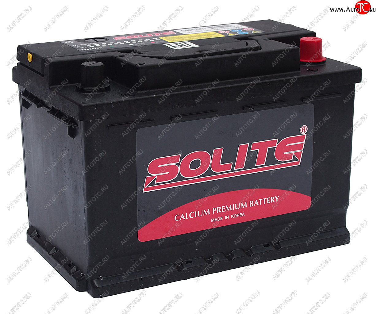 12 199 р. Аккумулятор SOLITE 74Ач обратная полярность SOLITE 6ст74(0) cmf 57412  с доставкой в г. Кемерово