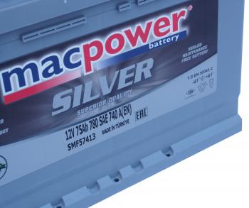 12 599 р. Аккумулятор MACPOWER 75Ач MACPOWER 6ст75(1) smf57413  с доставкой в г. Кемерово. Увеличить фотографию 3