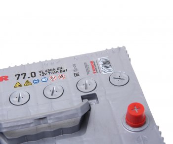 12 349 р. Аккумулятор TUBOR Asia Silver 77Ач обратная полярность TUBOR 6ст77(0) d26l  с доставкой в г. Кемерово. Увеличить фотографию 2