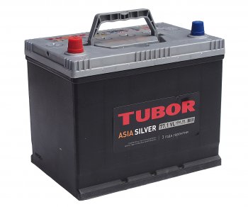 12 349 р. Аккумулятор TUBOR Asia Silver 77Ач TUBOR 6ст77(1) d26r  с доставкой в г. Кемерово. Увеличить фотографию 1