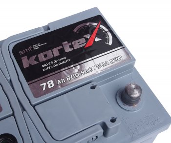 13 399 р. Аккумулятор KORTEX SILVER Dynamic 78Ач обратная полярность KORTEX 6ст78(0) smf578400  с доставкой в г. Кемерово. Увеличить фотографию 4