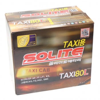 13 599 р. Аккумулятор SOLITE 80Ач обратная полярность SOLITE 6ст80(0) 90d26l taxi 80l  с доставкой в г. Кемерово. Увеличить фотографию 3
