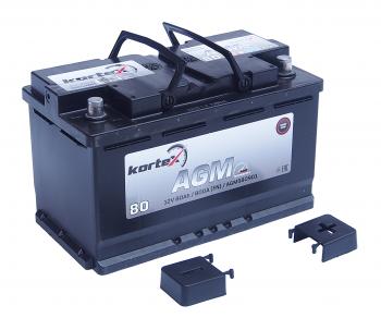 25 699 р. Аккумулятор KORTEX AGM 80Ач обратная полярность KORTEX 6ст80(0) agm580901  с доставкой в г. Кемерово. Увеличить фотографию 2