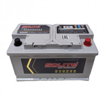 27 999 р. Аккумулятор SOLITE AGM 80Ач обратная полярность SOLITE 6ст80(0) agm80l  с доставкой в г. Кемерово. Увеличить фотографию 3
