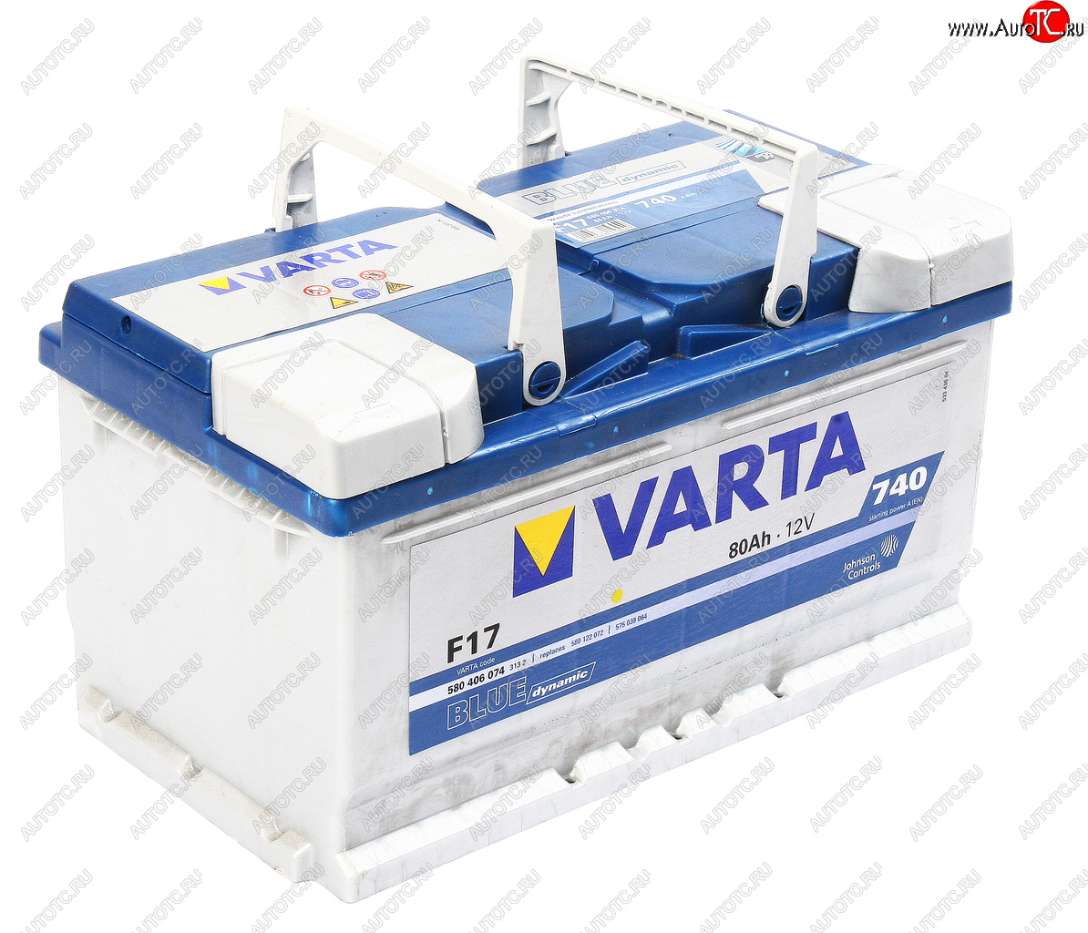 17 999 р. Аккумулятор VARTA Blue Dynamic 80Ач обратная полярность, низкий VARTA 6ст80(0) f17  с доставкой в г. Кемерово