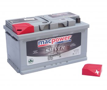 13 999 р. Аккумулятор MACPOWER 80Ач обратная полярность,низкий MACPOWER 6ст80(0) smf58827(58043)  с доставкой в г. Кемерово. Увеличить фотографию 2