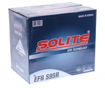 17 999 р. Аккумулятор SOLITE EFB Asia 80Ач SOLITE 6ст80(1) s95r  с доставкой в г. Кемерово. Увеличить фотографию 3