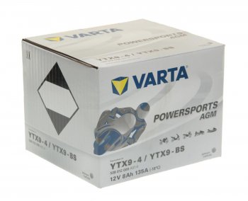 4 899 р. Аккумулятор VARTA MOTO AGM 8Ач VARTA 6ст8 508 012 008 (ytx9-4(bs))  с доставкой в г. Кемерово. Увеличить фотографию 2