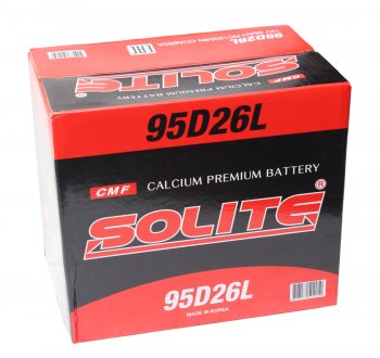 13 599 р. Аккумулятор SOLITE 85Ач обратная полярность SOLITE 6ст85(0) 95d26l  с доставкой в г. Кемерово. Увеличить фотографию 3