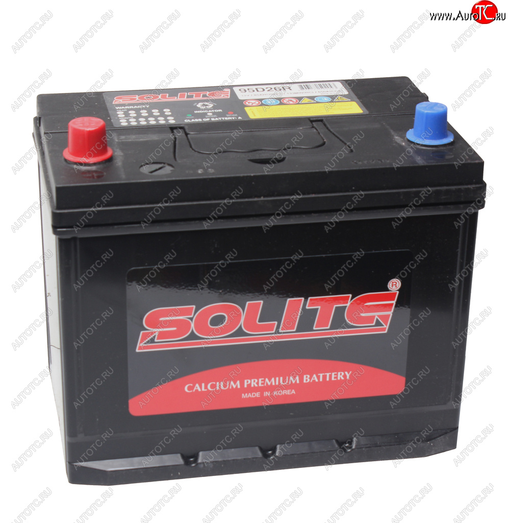 13 599 р. Аккумулятор SOLITE 85Ач SOLITE 6ст85(1) 95d26r  с доставкой в г. Кемерово