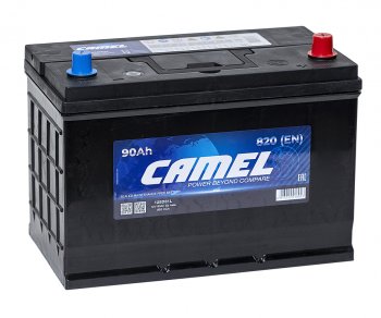 10 749 р. Аккумулятор CAMEL Asia 90Ач обратная полярность CAMEL 6ст90(0) 125d31l  с доставкой в г. Кемерово. Увеличить фотографию 1