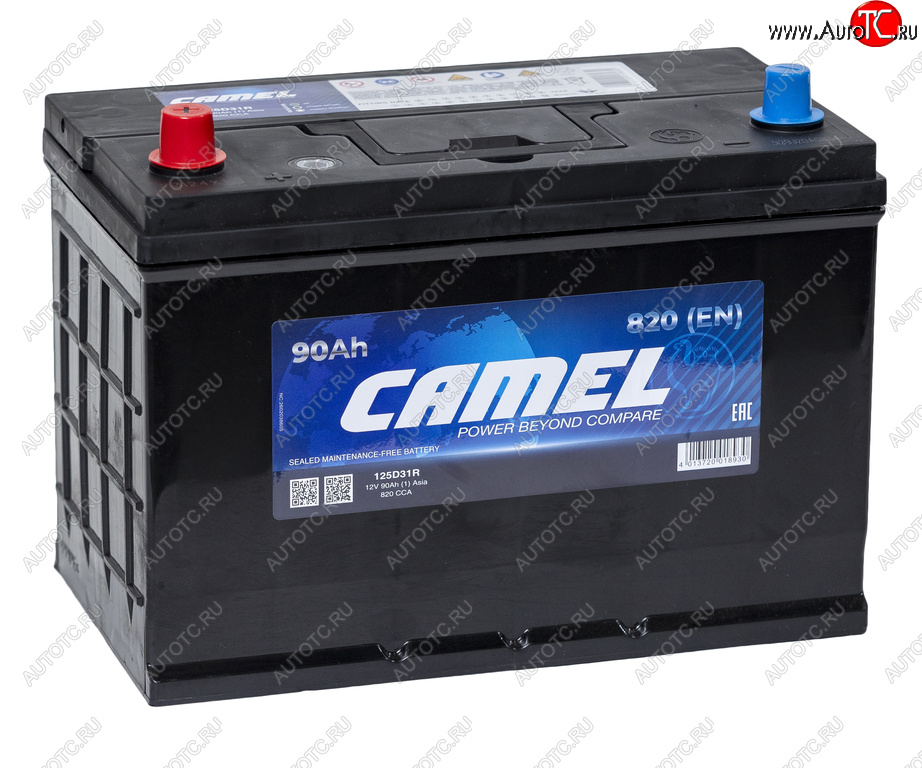 10 999 р. Аккумулятор CAMEL Asia 90Ач CAMEL 6ст90(0) 125d31r  с доставкой в г. Кемерово