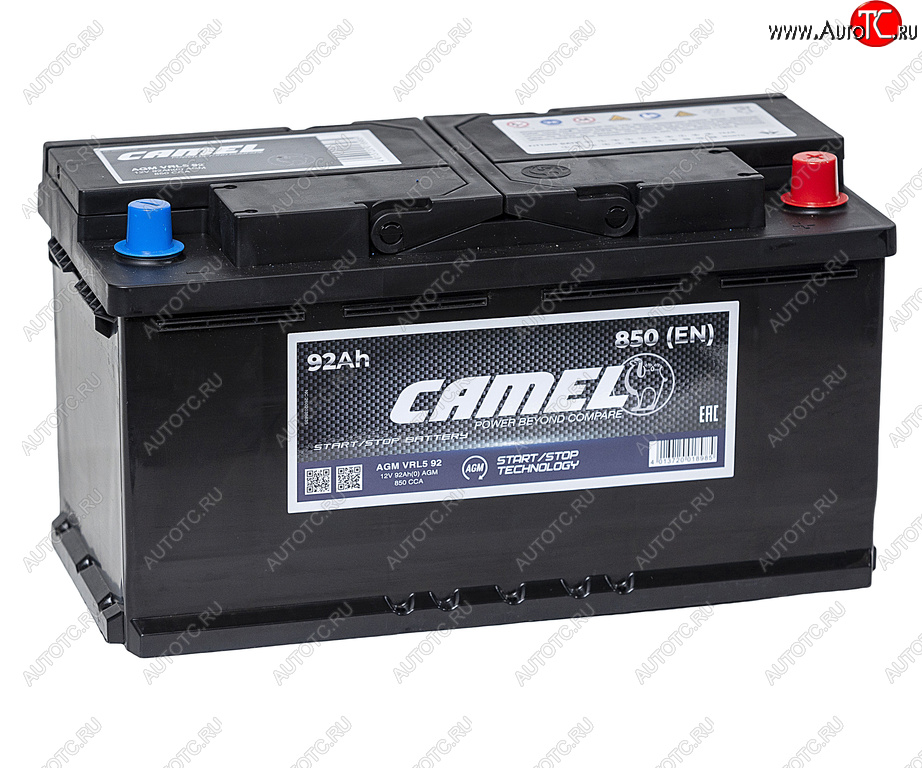 14 999 р. Аккумулятор CAMEL AGM 92Ач обратная полярность CAMEL 6ст92(0) l5  с доставкой в г. Кемерово