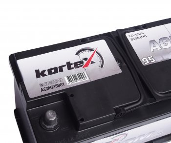 28 999 р. Аккумулятор KORTEX AGM 95Ач обратная полярность KORTEX 6ст95(0) agm595901  с доставкой в г. Кемерово. Увеличить фотографию 2