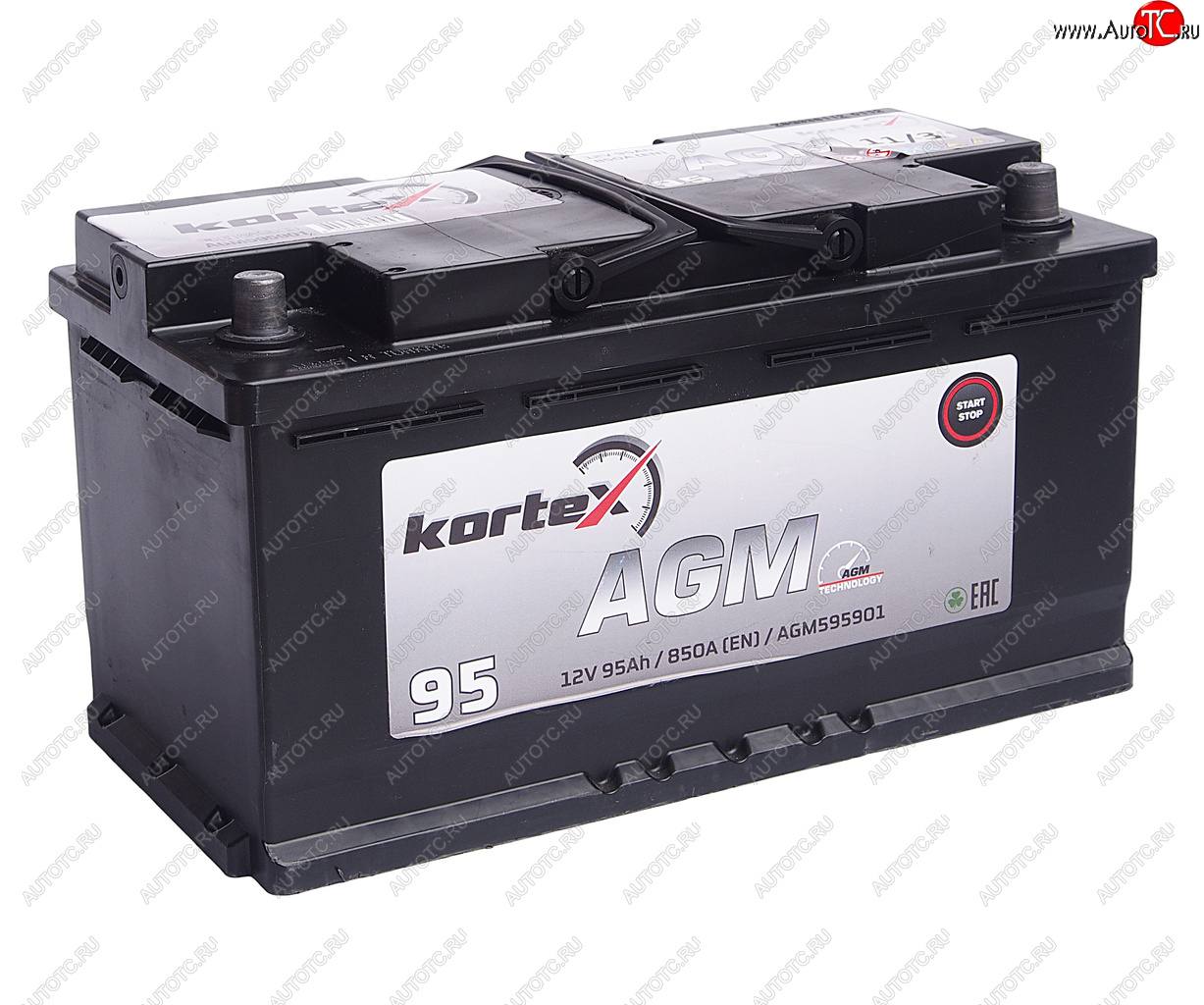 28 999 р. Аккумулятор KORTEX AGM 95Ач обратная полярность KORTEX 6ст95(0) agm595901  с доставкой в г. Кемерово