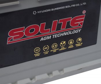 30 899 р. Аккумулятор SOLITE AGM 95Ач обратная полярность SOLITE 6ст95(0) agm95l  с доставкой в г. Кемерово. Увеличить фотографию 2