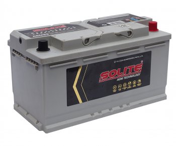 30 899 р. Аккумулятор SOLITE AGM 95Ач обратная полярность SOLITE 6ст95(0) agm95l  с доставкой в г. Кемерово. Увеличить фотографию 1